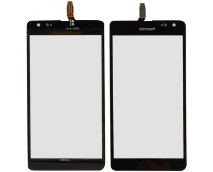 Тачскрін (сенсор) для Microsoft 535 Lumia Dual Sim RM-1090 (CT2S1973FPC-A1-E), чорний, оригінал (Китай)